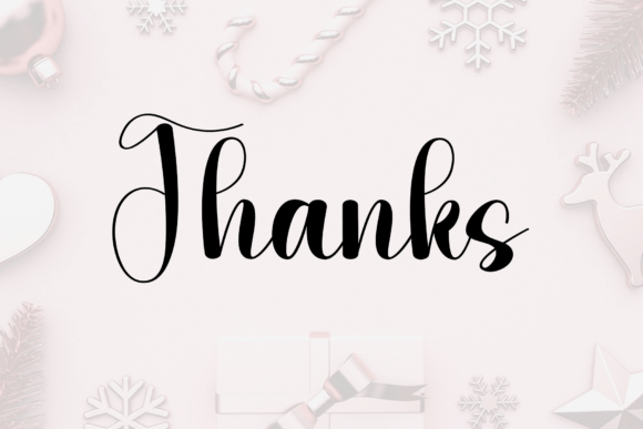 Beauty Christmas Font - Preview 6