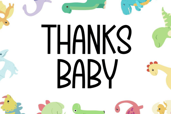 Book Dinosaur Font - Preview 4