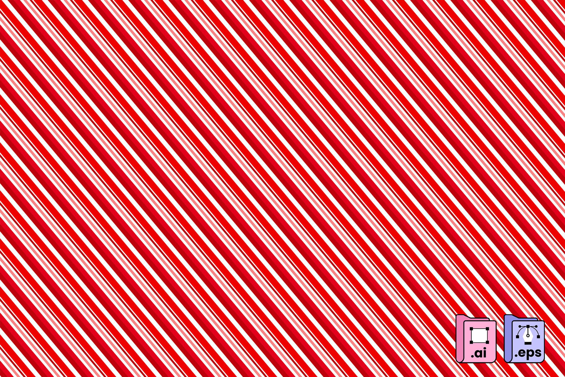 Christmas Peppermint Stick Pattern