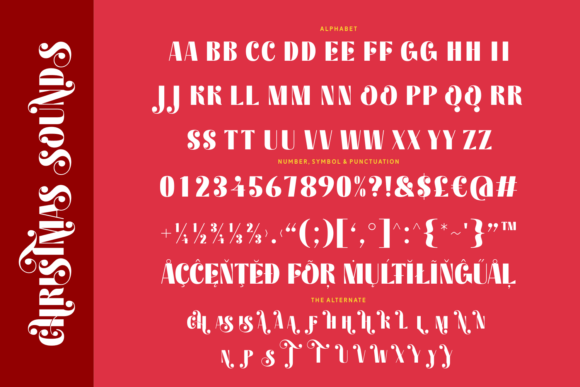 Christmas Sounds Font - Preview 5