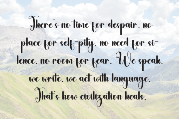Continue Font - Preview 5