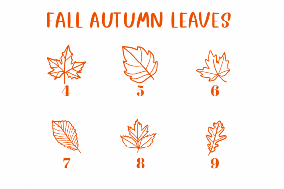 Fall Autumn Leaves Font - Preview 3