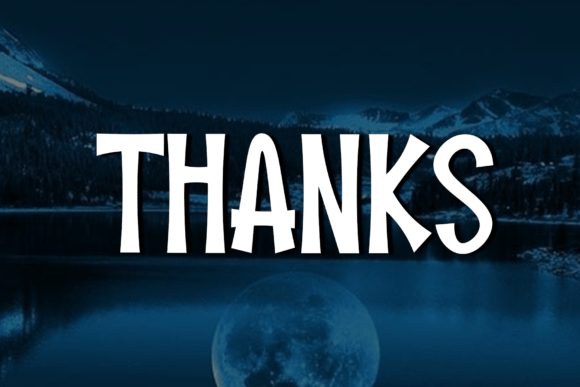 Happy Midnight Font - Preview 4