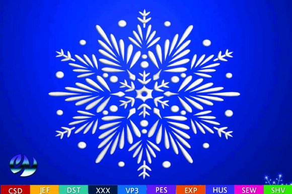 Snowflake Embroidery Design