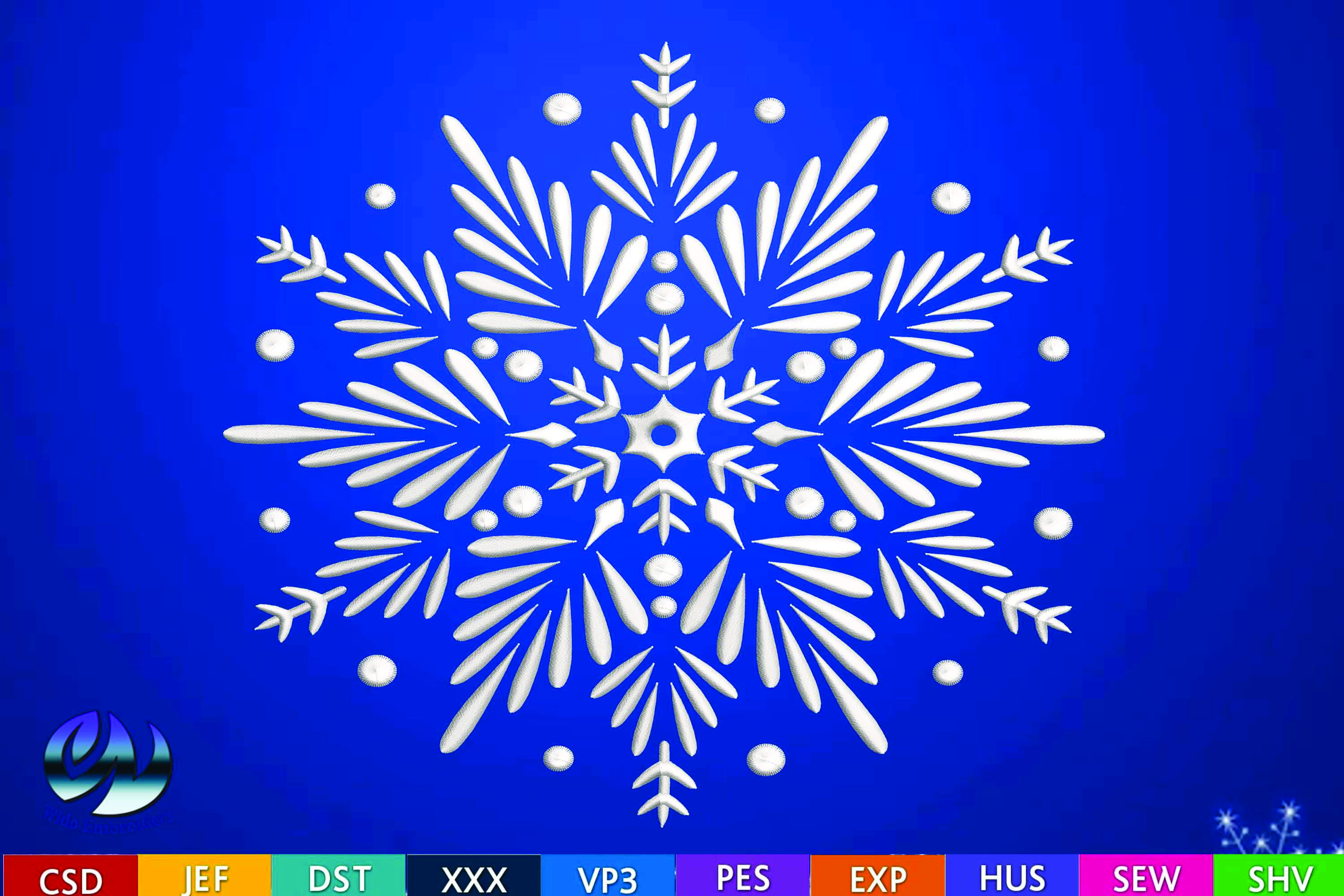 Snowflake Embroidery Design