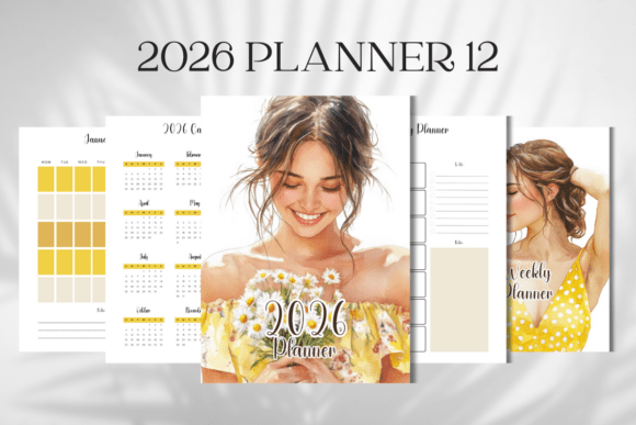 2026 Planner Design 5 digital planner cover