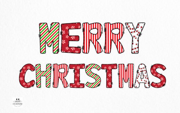 Christmas Candy Bundle Font - Preview 1