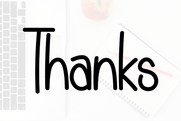 Christmas Notepad Font - Preview 4