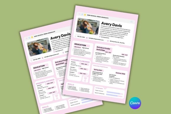 Creative Resume Canva Template