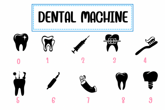 Dental Machine Font - Preview 3