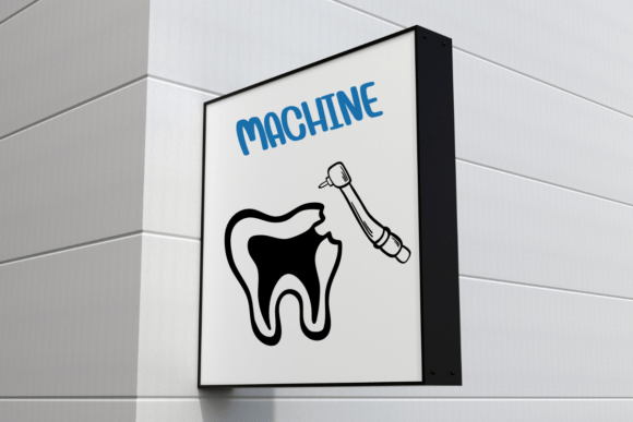 Dental Machine Font - Preview 4