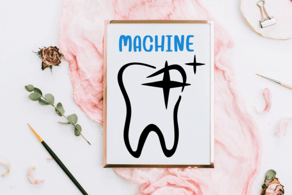 Dental Machine Font - Preview 6