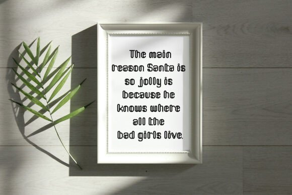 Ho Ho Holly Jolly Font PNG with transparent background - Preview 2