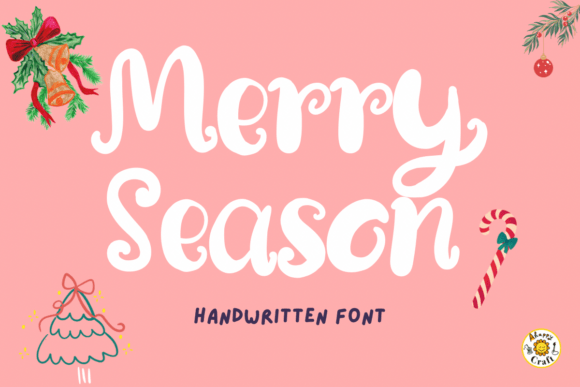 Holiday Letter Font PNG with transparent background - Preview 3