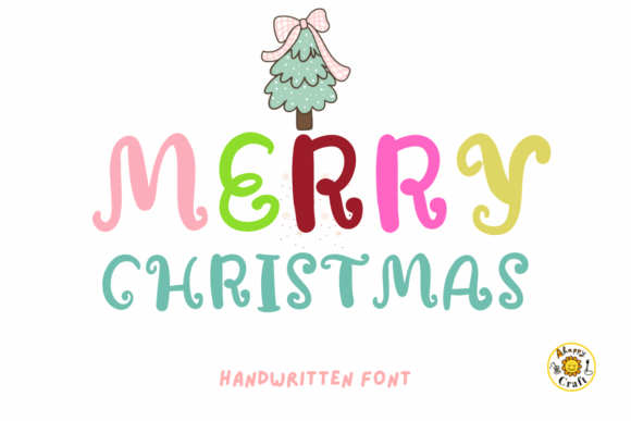 Holiday Letter Font PNG with transparent background - Preview 4