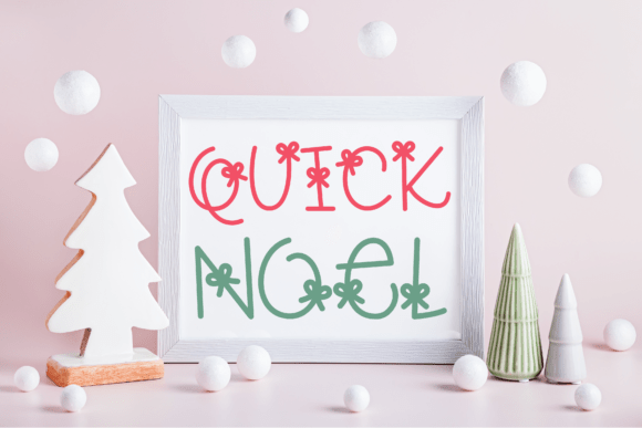 Jinglebows Font PNG with transparent background - Preview 2