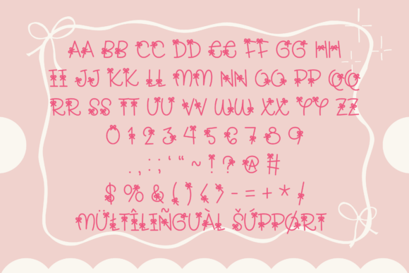 Jinglebows Font PNG with transparent background - Preview 4