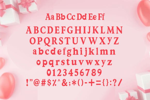 Lovelure Font PNG with transparent background - Preview 1