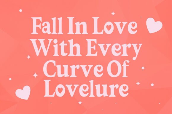 Lovelure Font PNG with transparent background - Preview 2