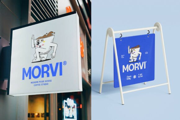 Morvi Font font preview - 4