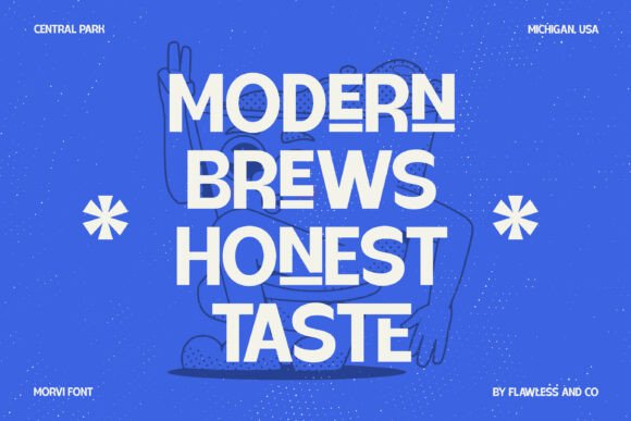 Morvi Font font preview - 5