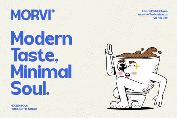 Morvi Font font preview - 6
