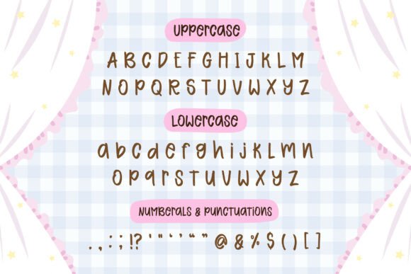 Preppy Cutie Font PNG with transparent background - Preview 1