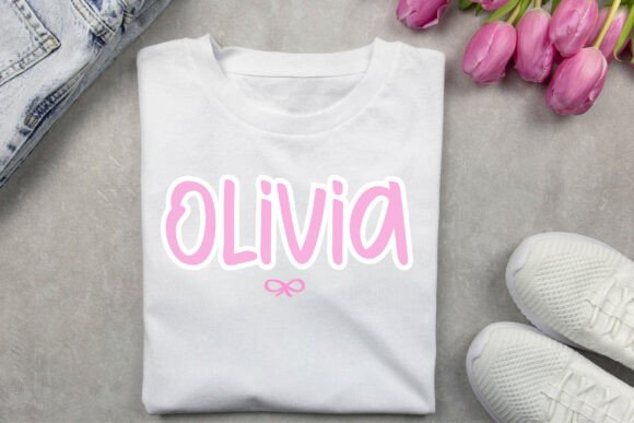 Preppy Cutie Font PNG with transparent background - Preview 6