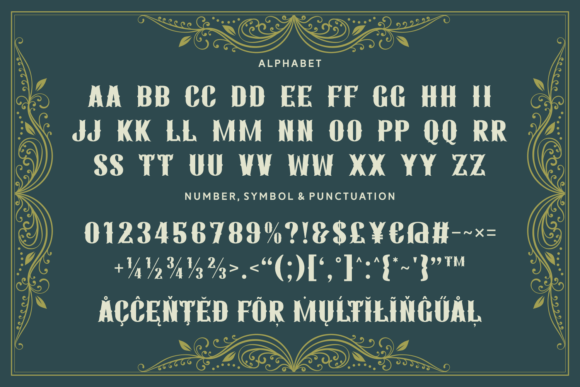 Silent Grove Font PNG with transparent background - Preview 4