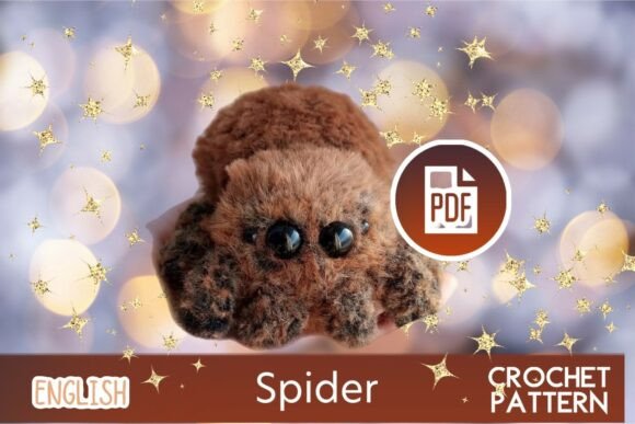 Spider Toy Crochet / Amigurumi PDF Graphic Crochet Patterns By Ольга Лабутина