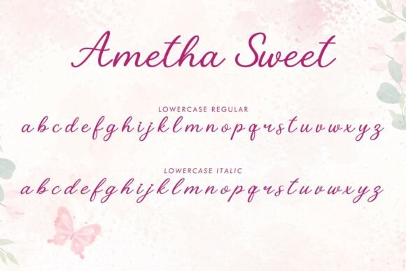 Ametha Sweet Font - Preview 5