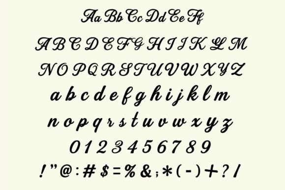 Aurivelle Font - Preview 3