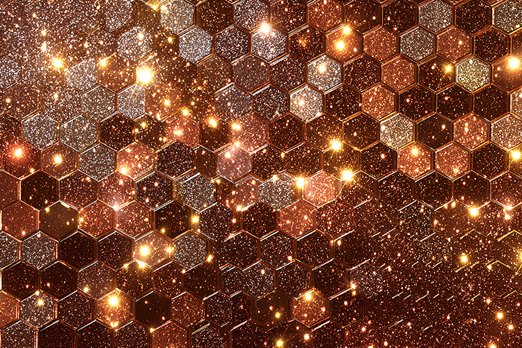 Bronze Glitter Texture
