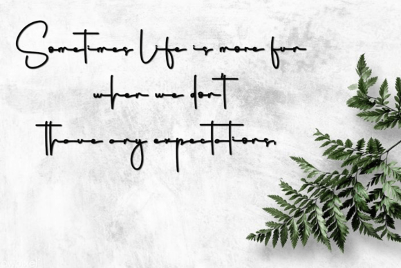 Christmas Stocking Font - Preview 2