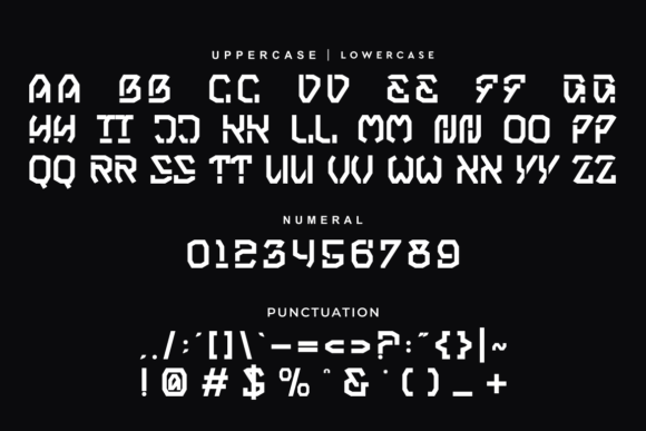 Etecho Font PNG with transparent background - Preview 5