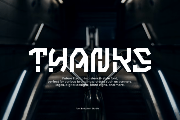 Etecho Font PNG with transparent background - Preview 6