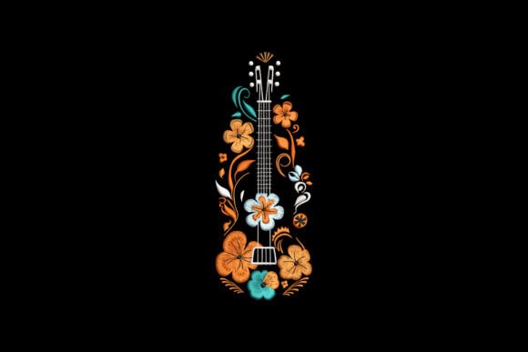 Floral Guitar