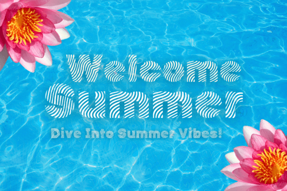 Flow Stripes Font - Preview 1