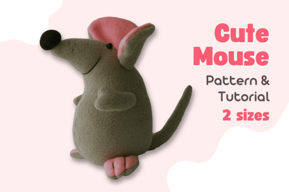 Happy Mouse Plush Pattern