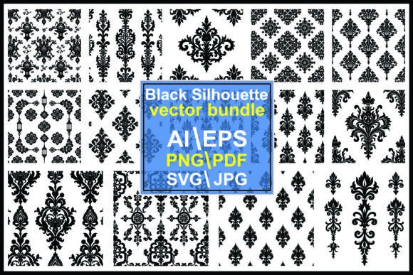 Mega Set of Baroque Design Elements and
