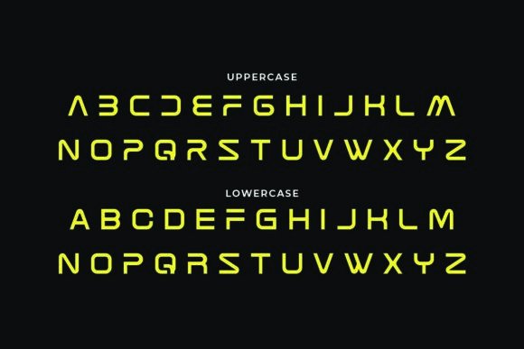 Procaro Font PNG with transparent background - Preview 1
