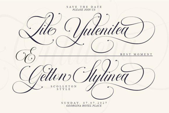 Quttilena Font PNG with transparent background - Preview 6