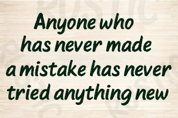 Rustic Brush Font PNG with transparent background - Preview 2