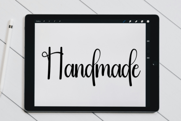 Santa Handmade Font PNG with transparent background - Preview 3