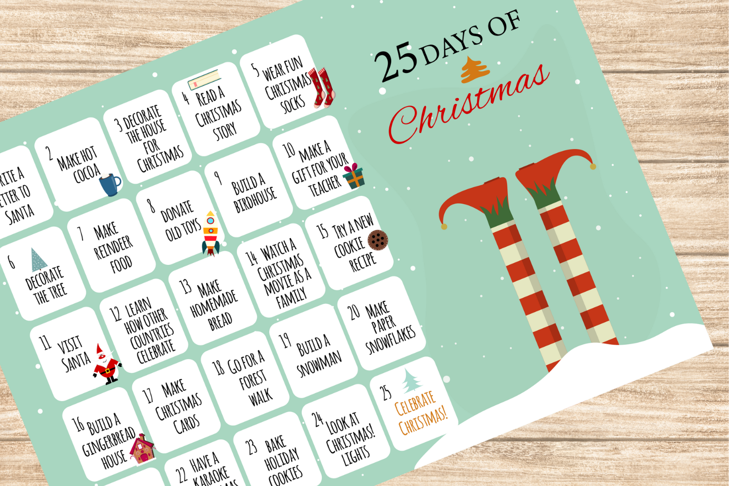 Advent Calendar , Christmas Calendar