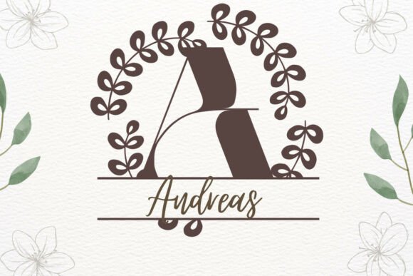 Avelynne Split Monogram Font - Preview 1