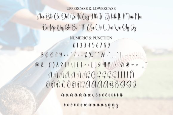 Baseball Font - Preview 6