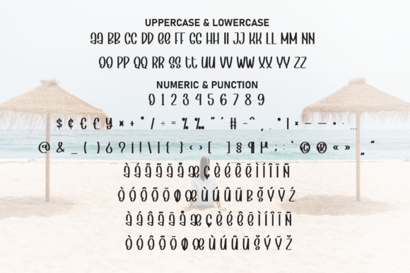 Beach Minimalist Font - Preview 6