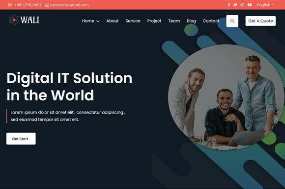 Business & Consultant HTML Theme