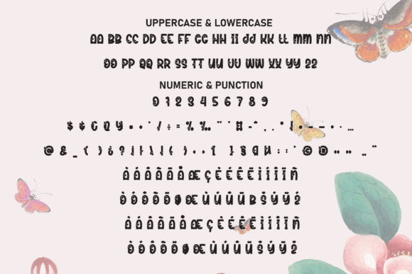 Butterfly Garden Font - Preview 6